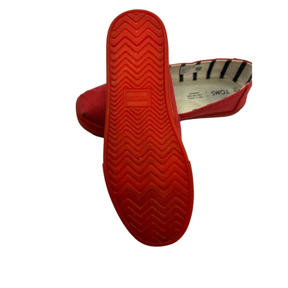 TOMS Alpargata Canvas Women's Raspberry Pink Casual Flats Size 6.5 - Picture 5 of 7